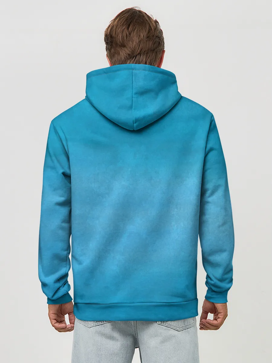 Худи мужской база хлопок / Дельфин