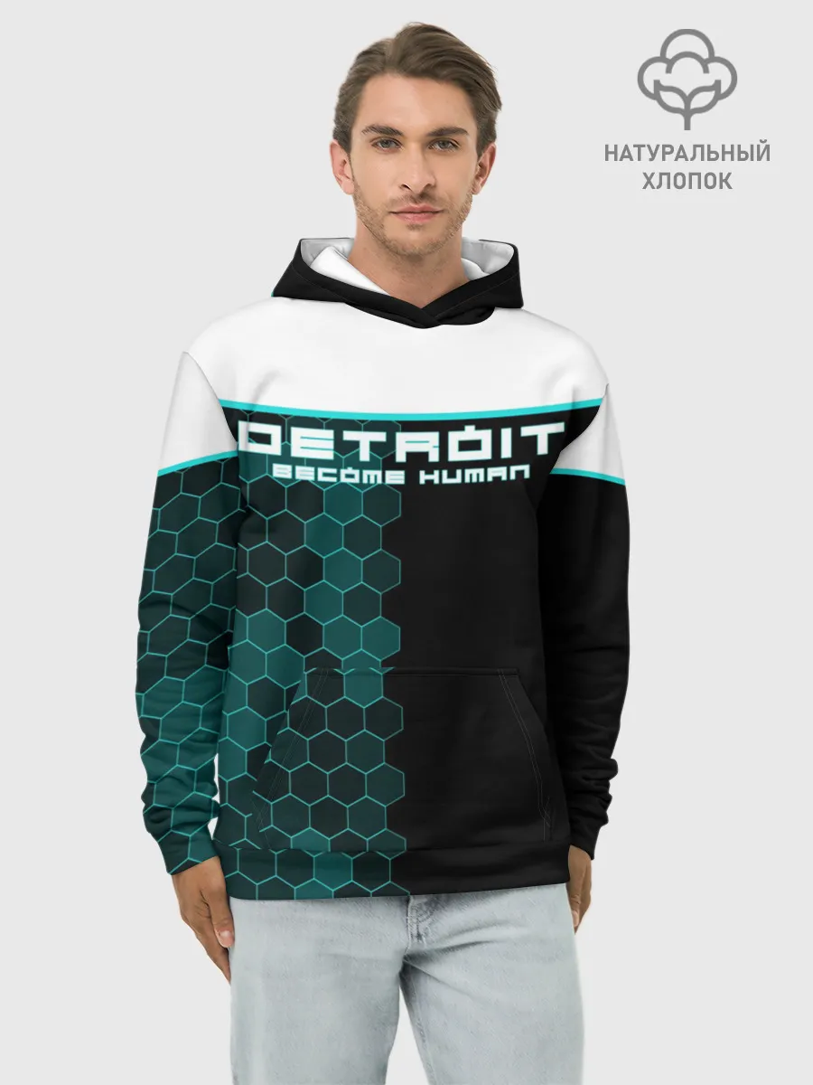 Худи мужской база хлопок / Detroit become human