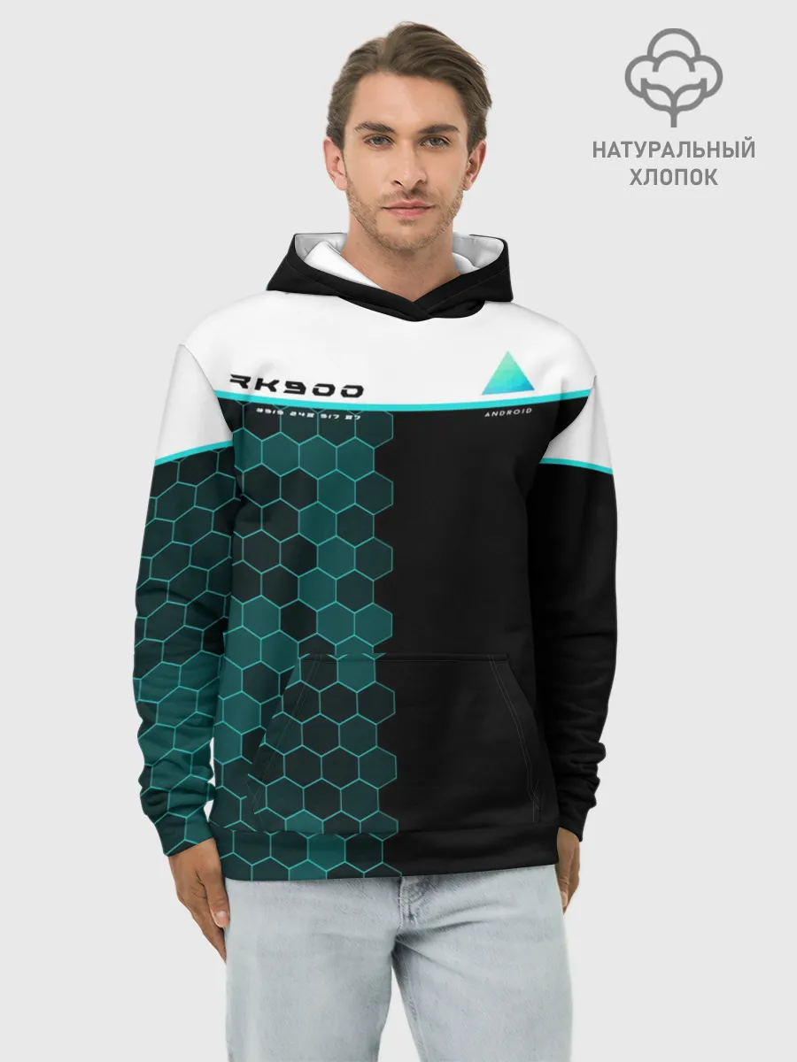 Худи мужской база хлопок / Detroit RK900