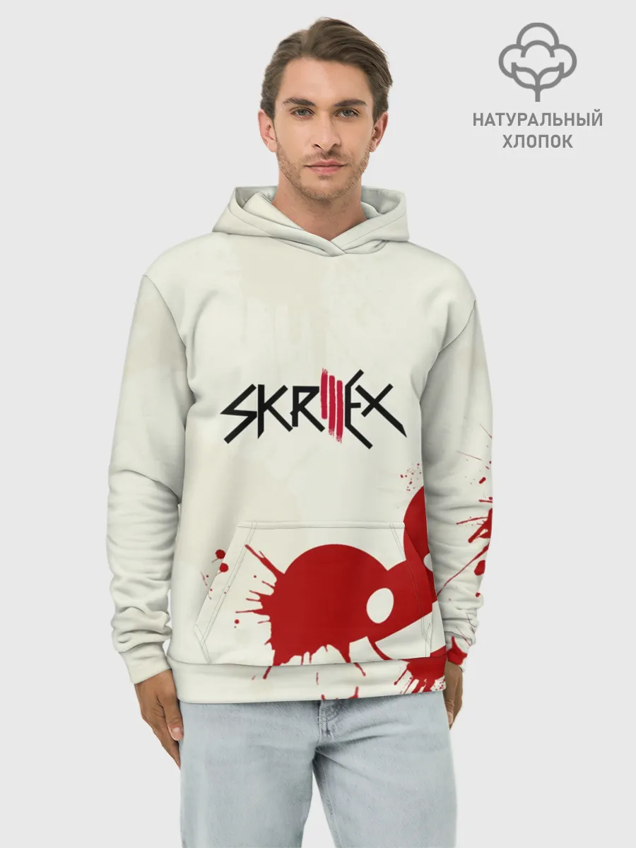 Худи мужской база хлопок / Skrillex