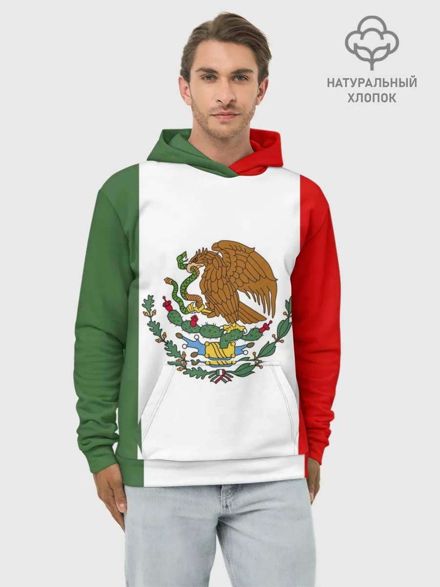 Худи мужской база хлопок / Мексика Чемпионат Мира