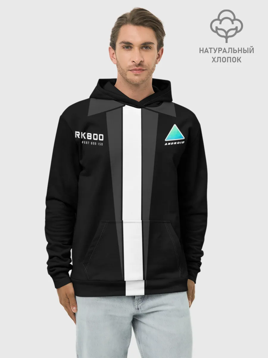 Худи мужской база хлопок / RK800 без галстука