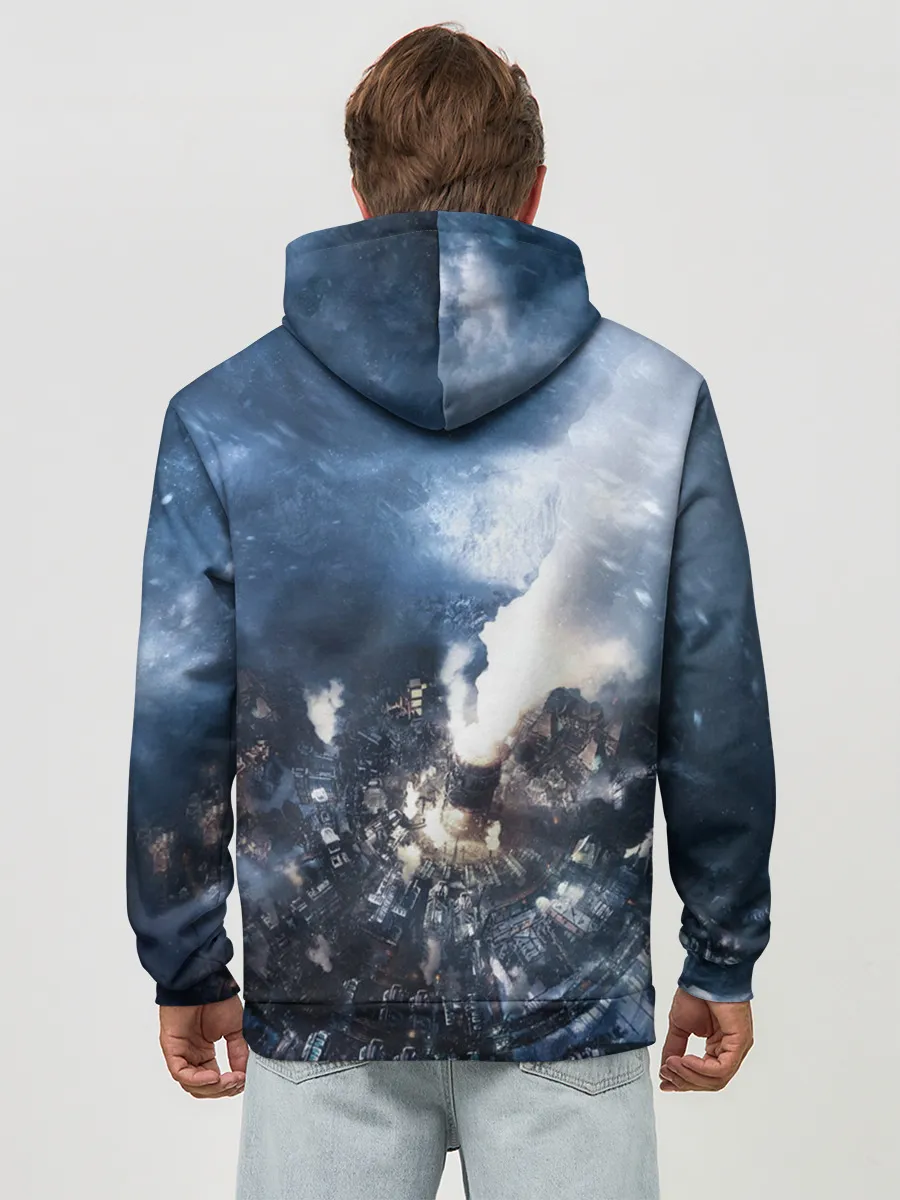 Худи мужской база хлопок / Фростпанк