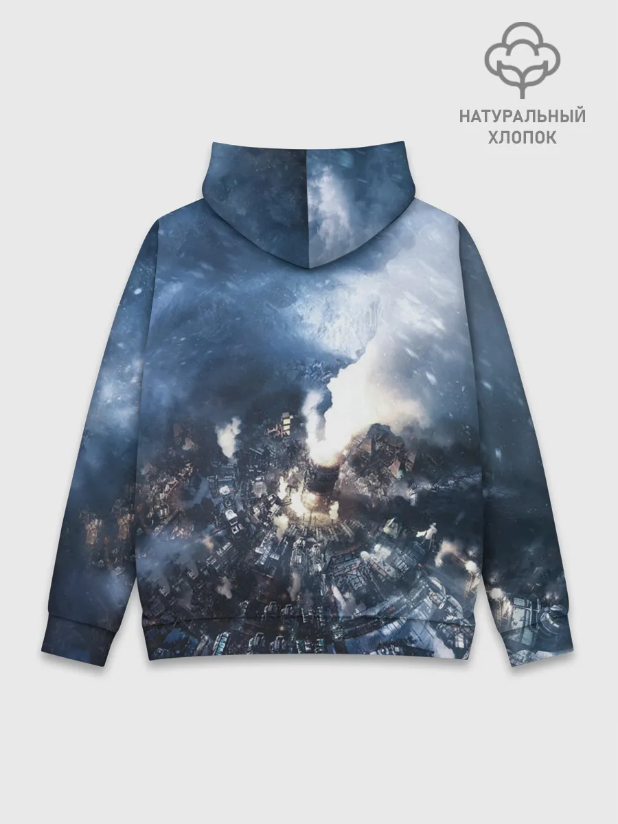 Худи мужской база хлопок / Фростпанк
