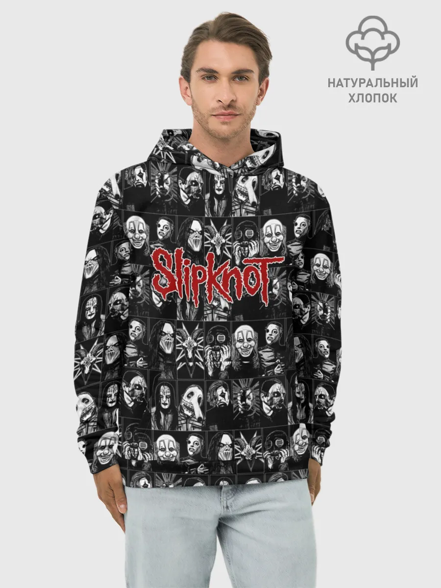 Худи мужской база хлопок / Slipknot