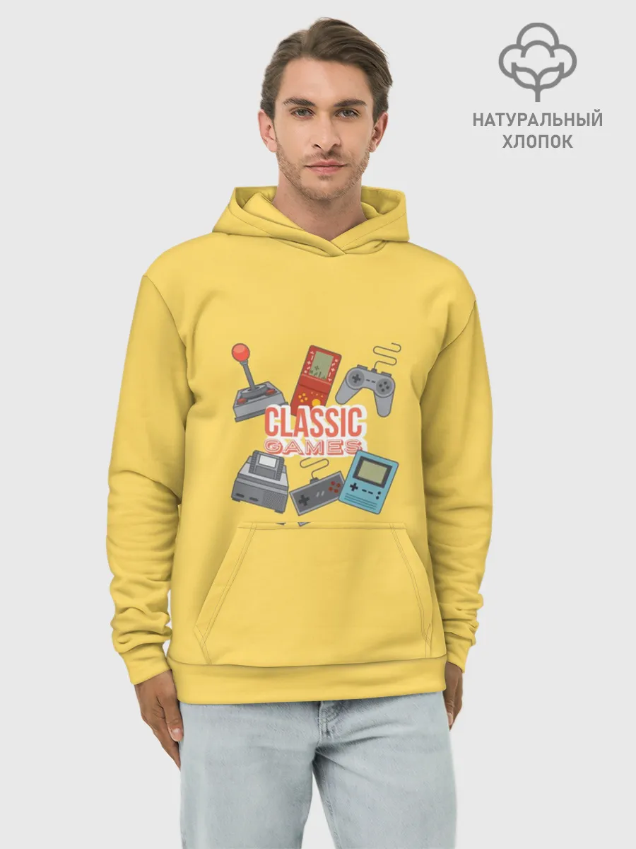 Худи мужской база хлопок / Classic games