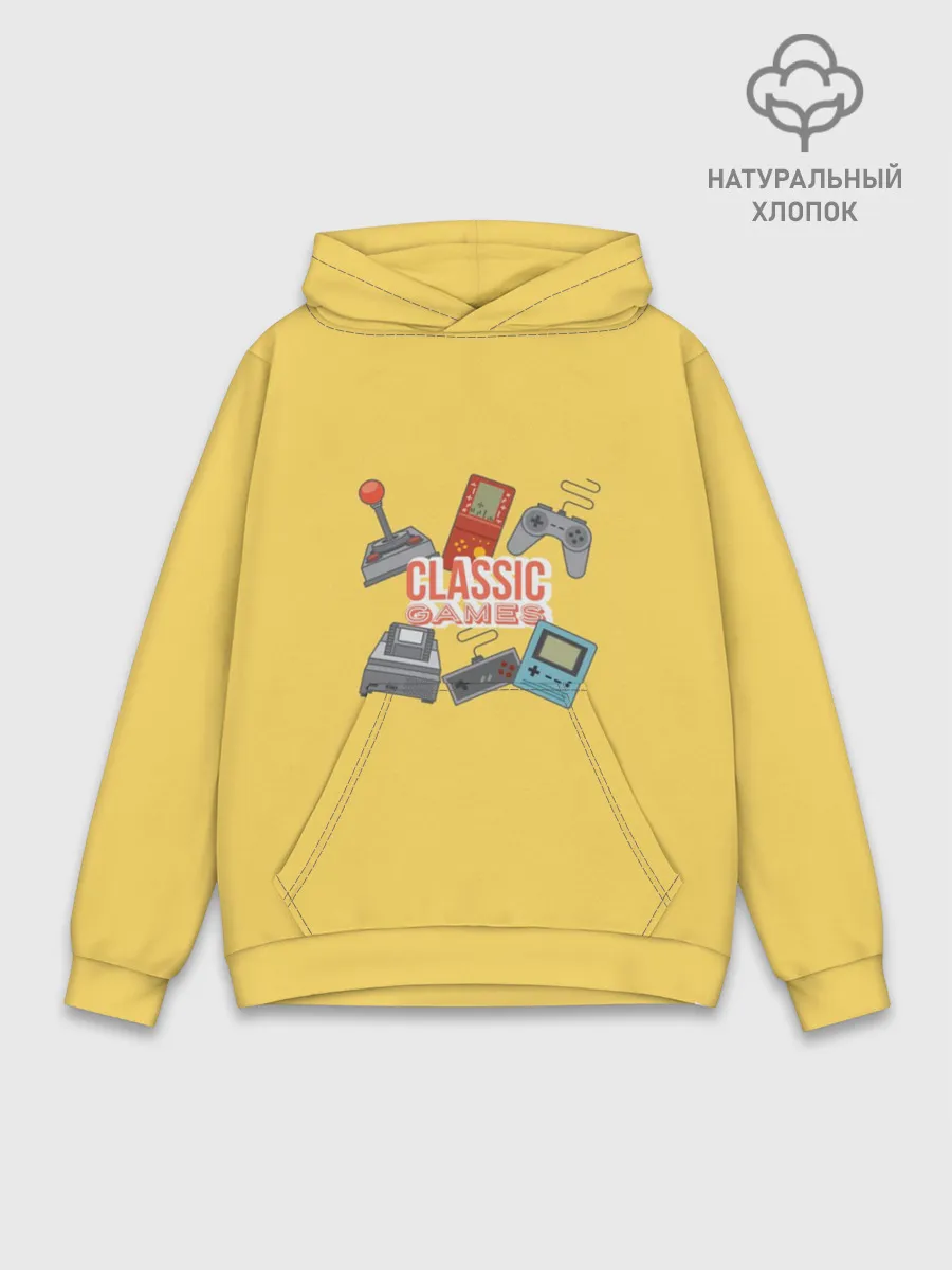 Худи мужской база хлопок / Classic games