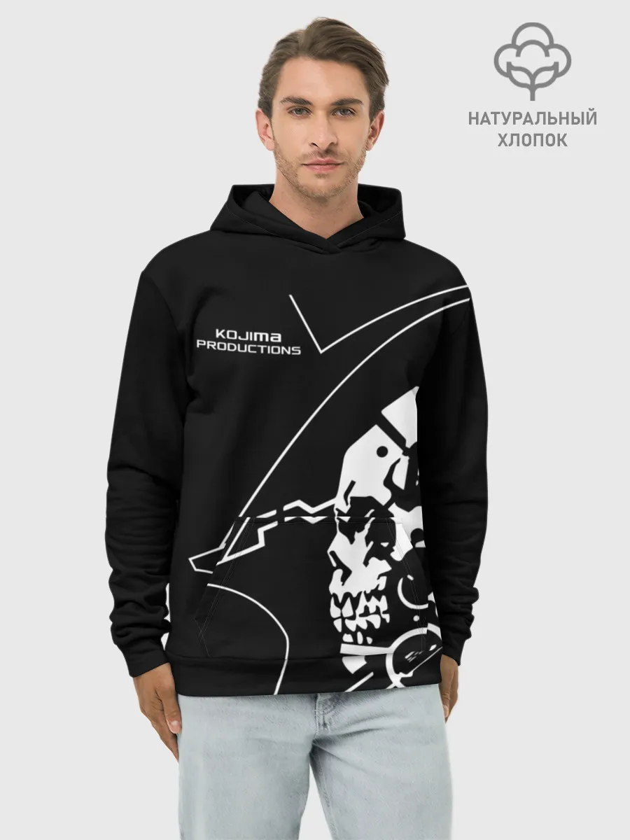Худи мужской база хлопок / LUDENS / KOJIMA PRODUCTIONS