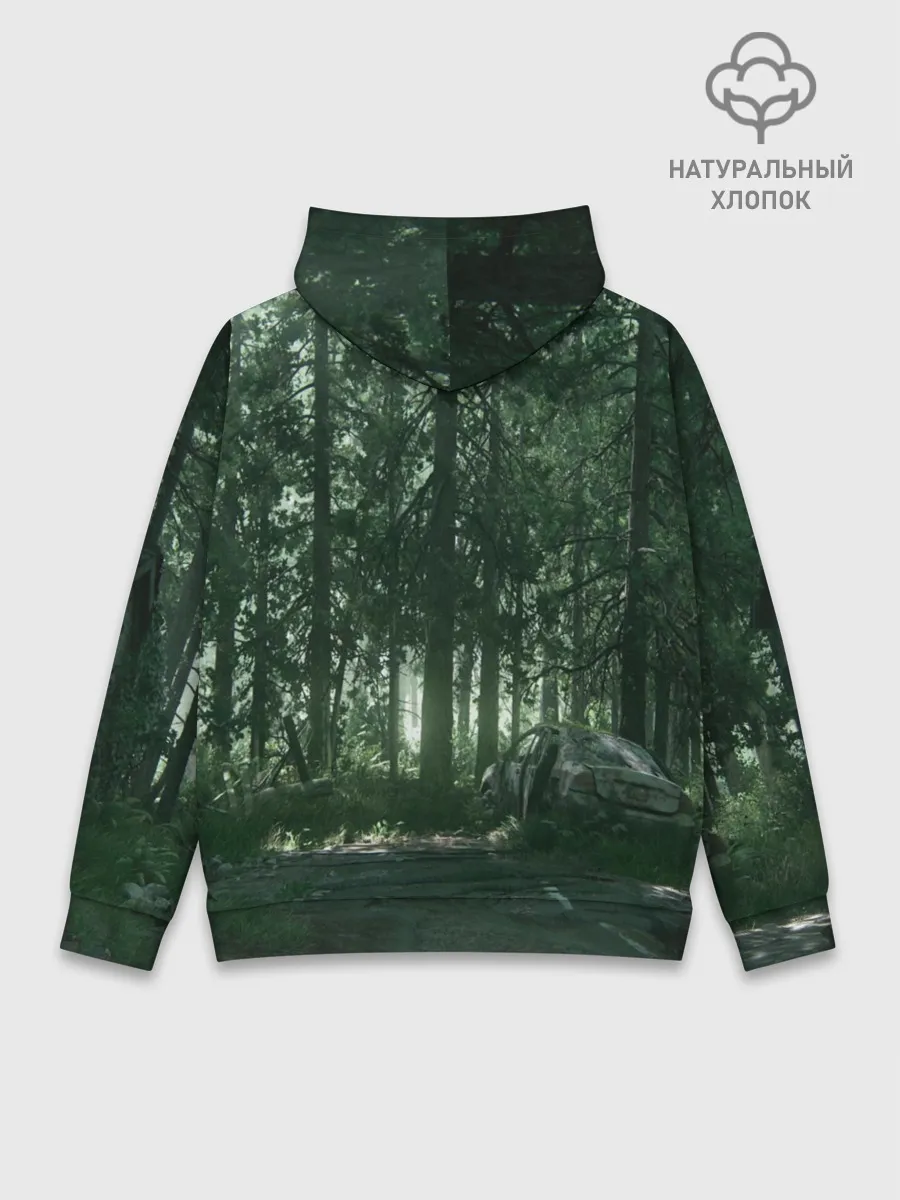 Худи мужской база хлопок / The Last Of Us Part II Лес