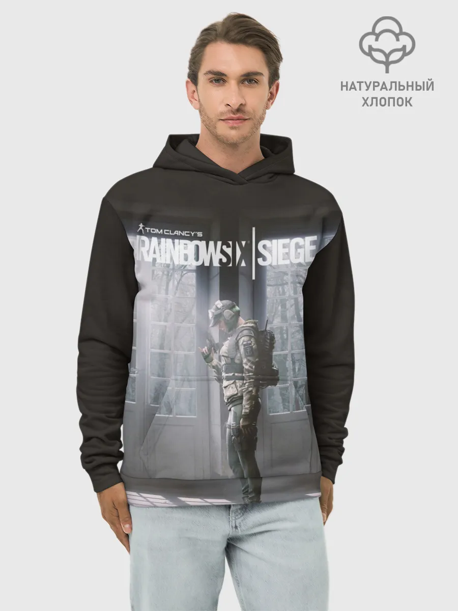 Худи мужской база хлопок / Rainbow Six: Patriots