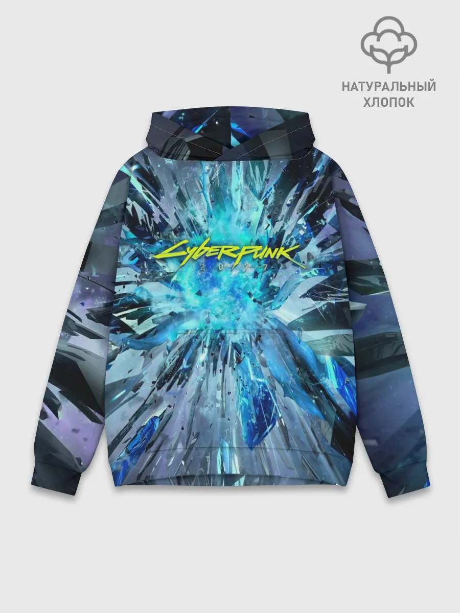 Худи мужской база хлопок / CYBERPUNK 2077