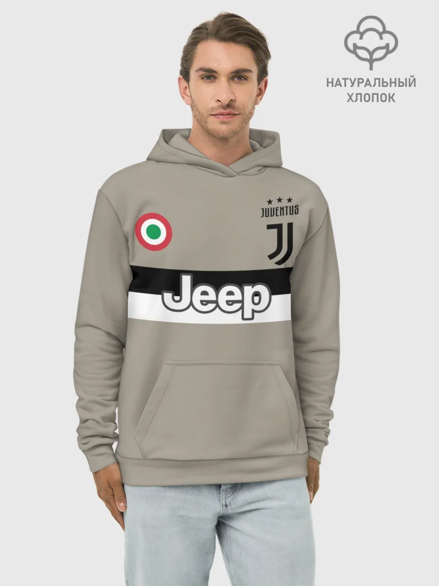 Худи мужской база хлопок / Гостевая форма Роналду Ювентус