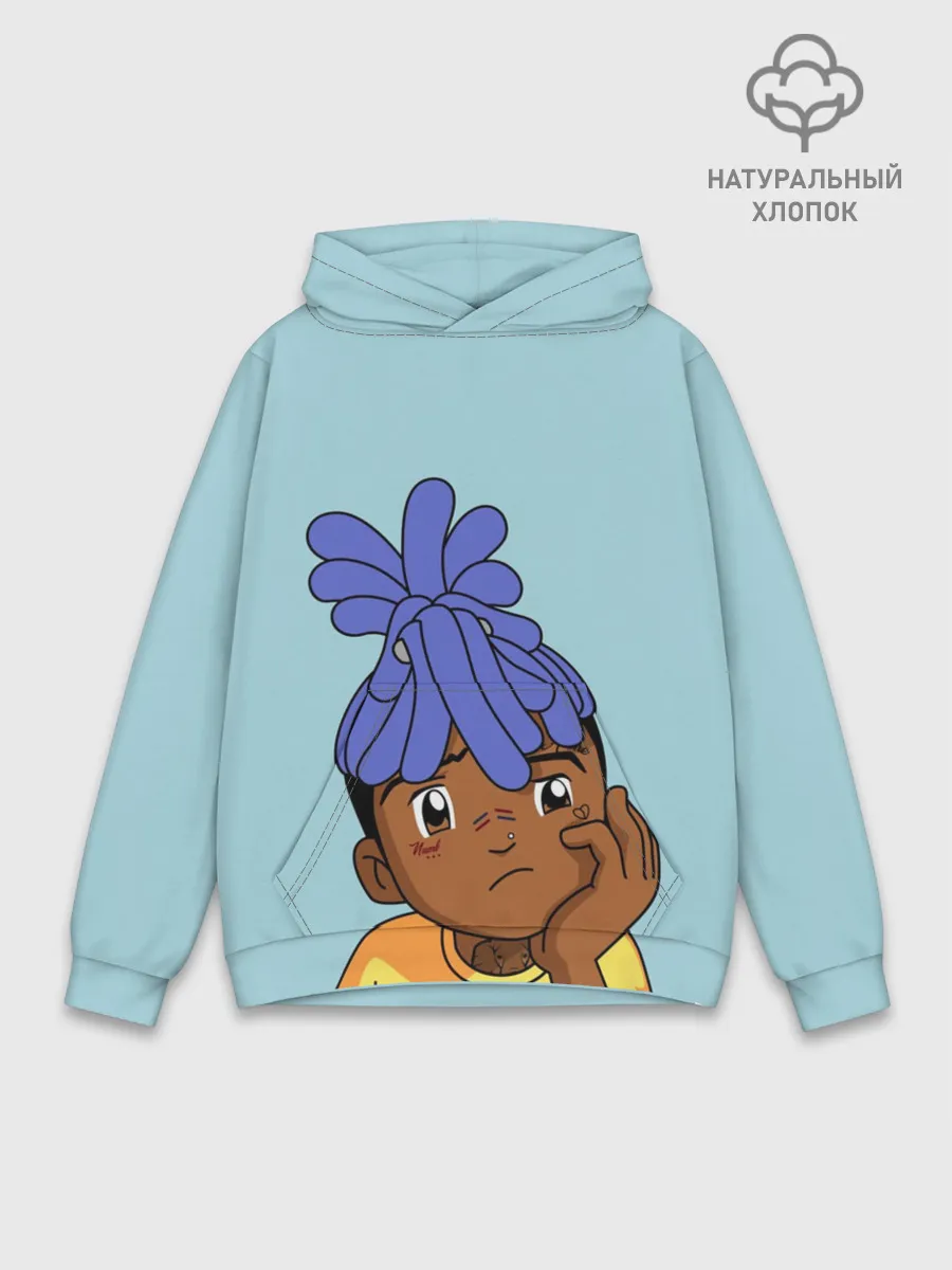 Худи мужской база хлопок / xxxtentacion