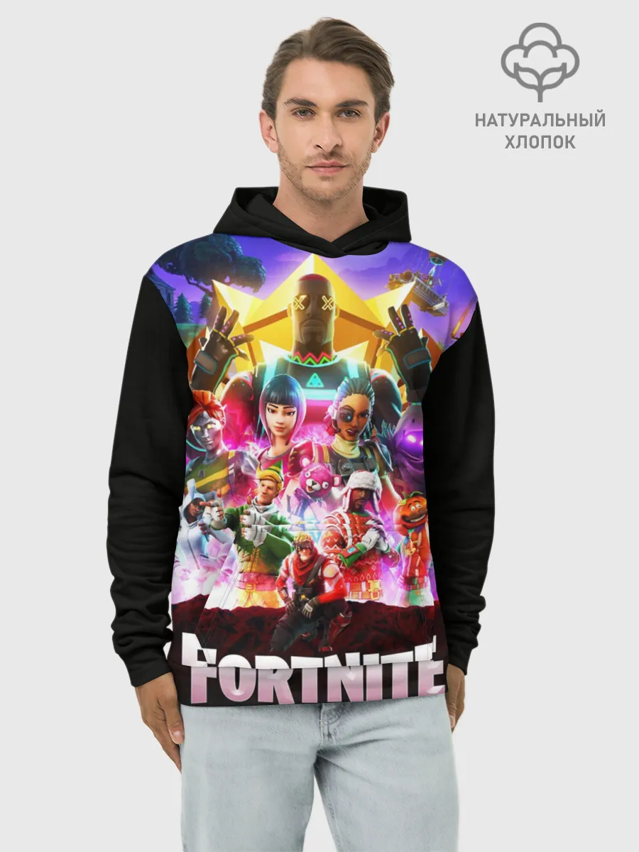Худи мужской база хлопок / Fortnite Королевская Битва