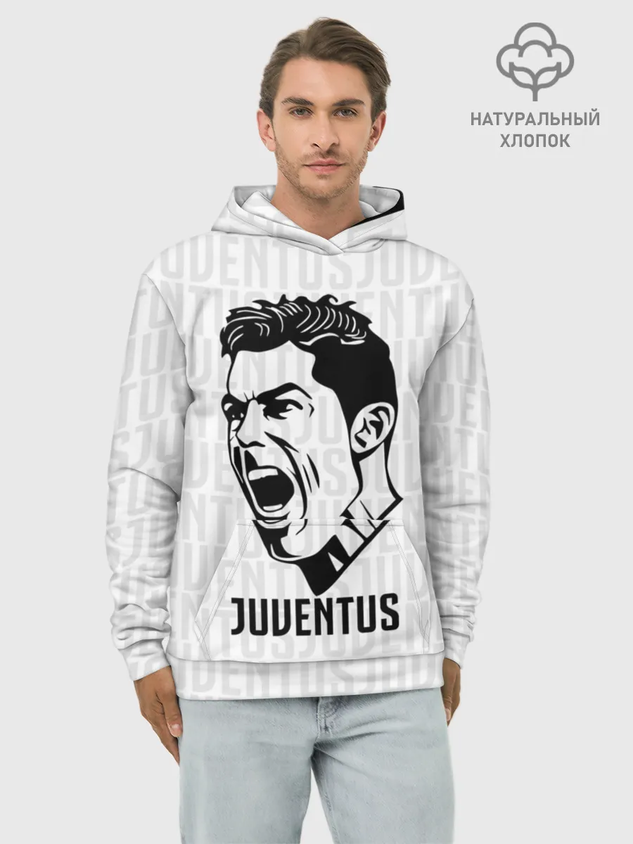 Худи мужской база хлопок / RONALDO JUVE SPORT