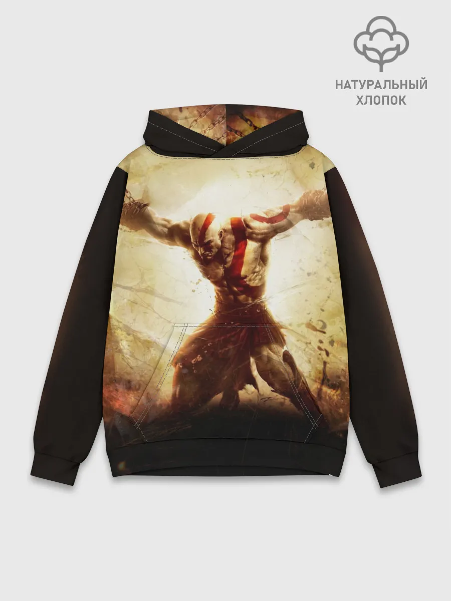 Худи мужской база хлопок / God of War