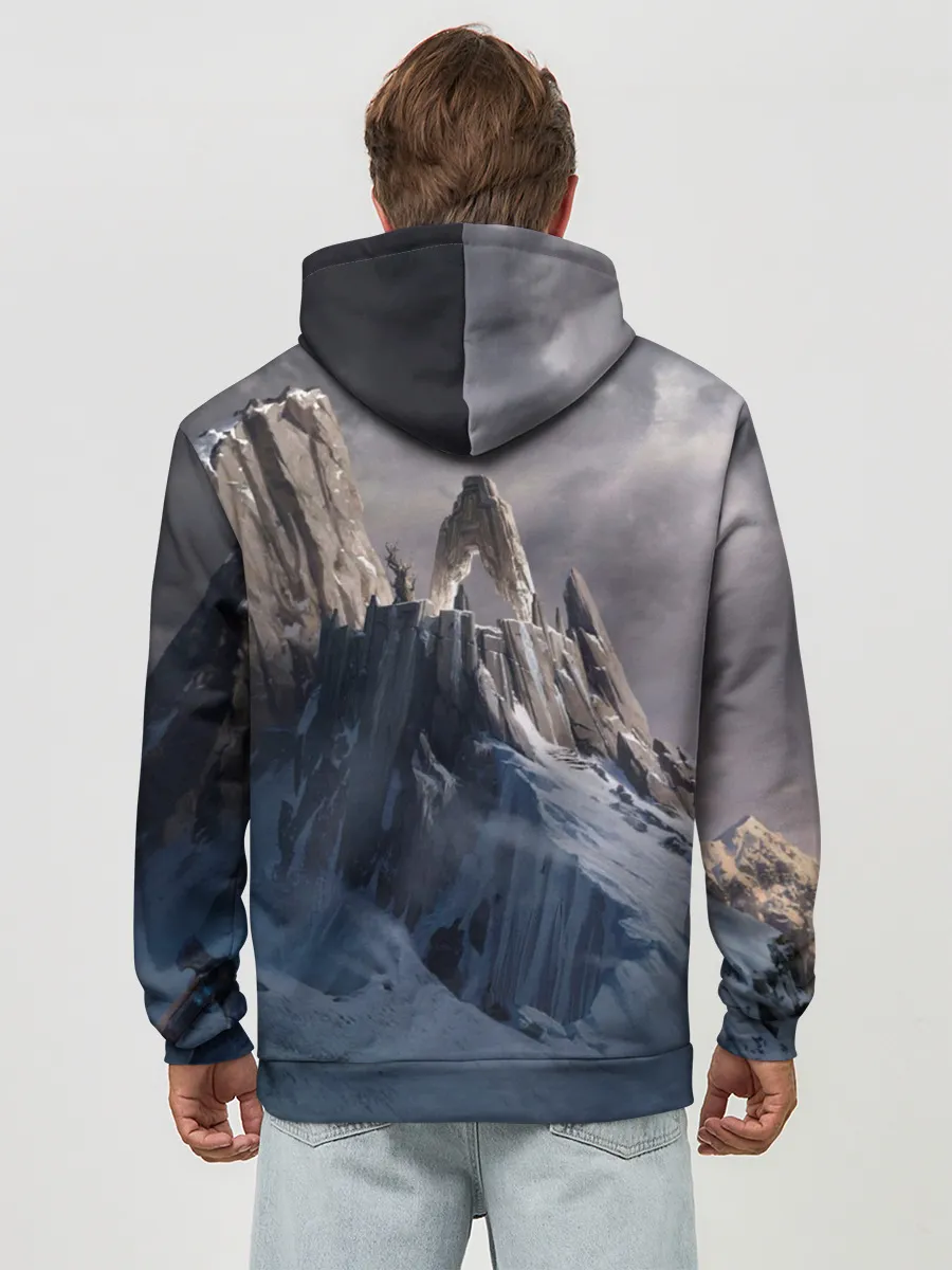 Худи мужской база хлопок / God of War