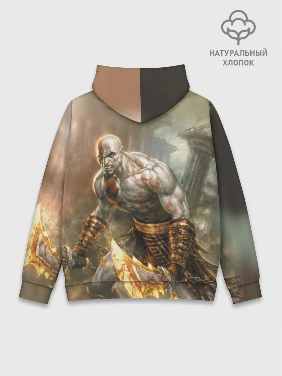 Худи мужской база хлопок / God of War