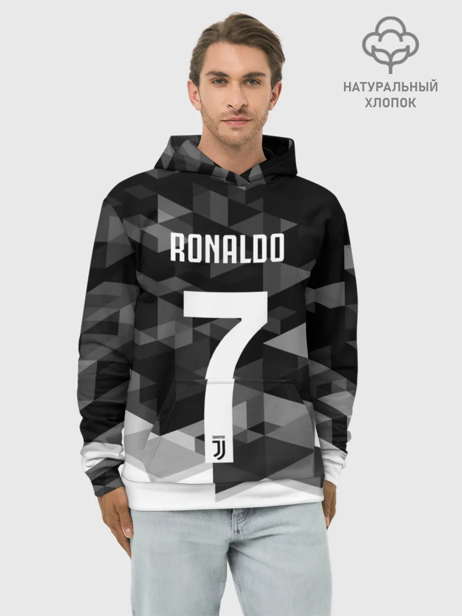 Худи мужской база хлопок / RONALDO JUVE SPORT