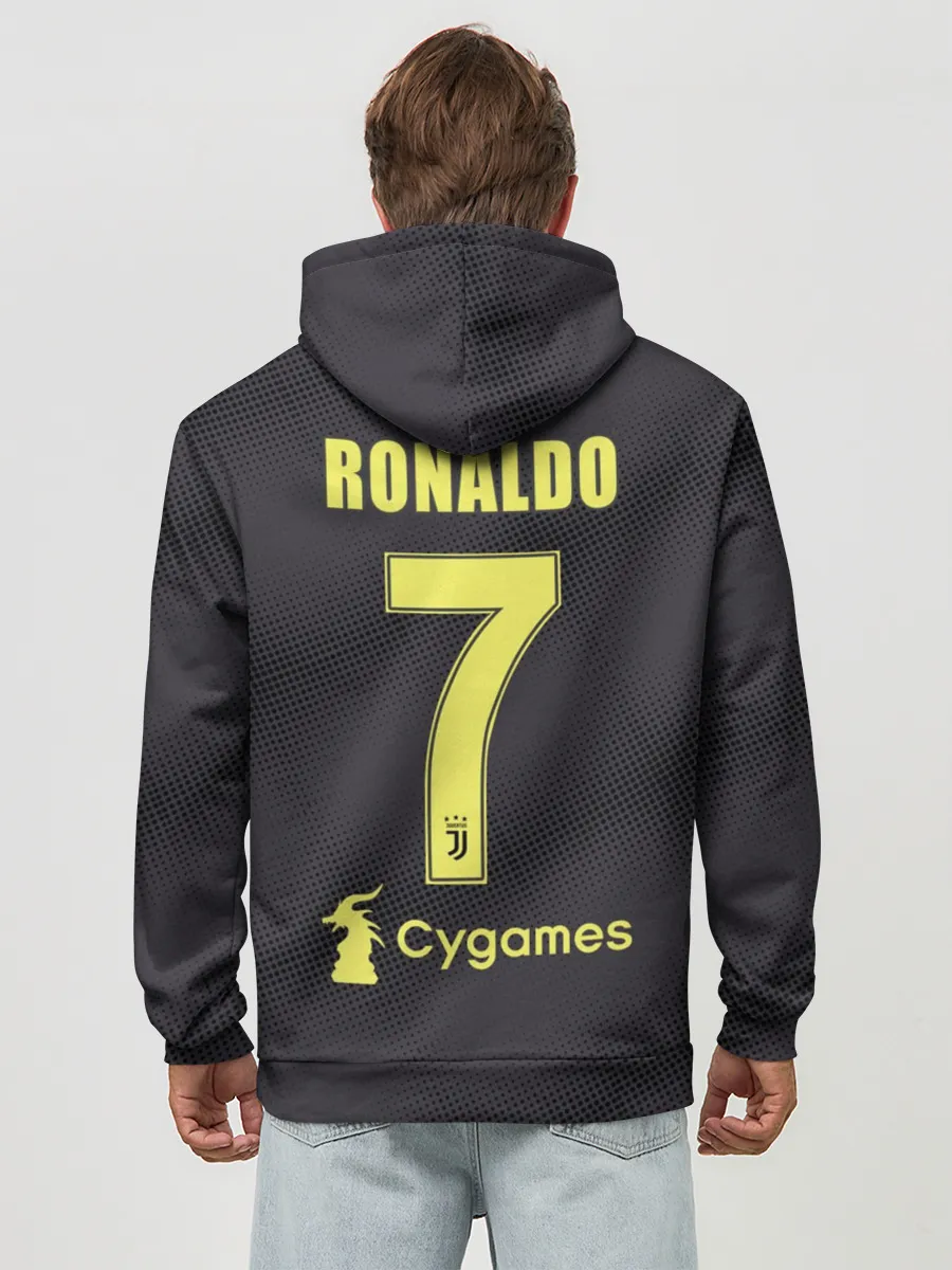 Худи мужской база хлопок / Роналдо альтернативная 18-19