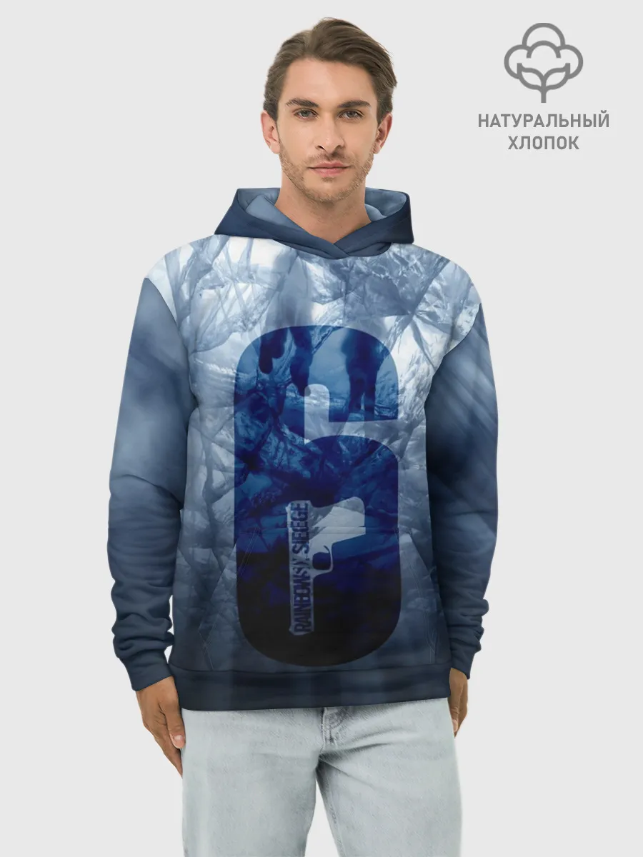 Худи мужской база хлопок / RAINBOW SIX SIEGE