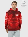 Худи мужской база хлопок / MASS EFFECT N7