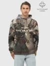 Худи мужской база хлопок / FOR HONOR