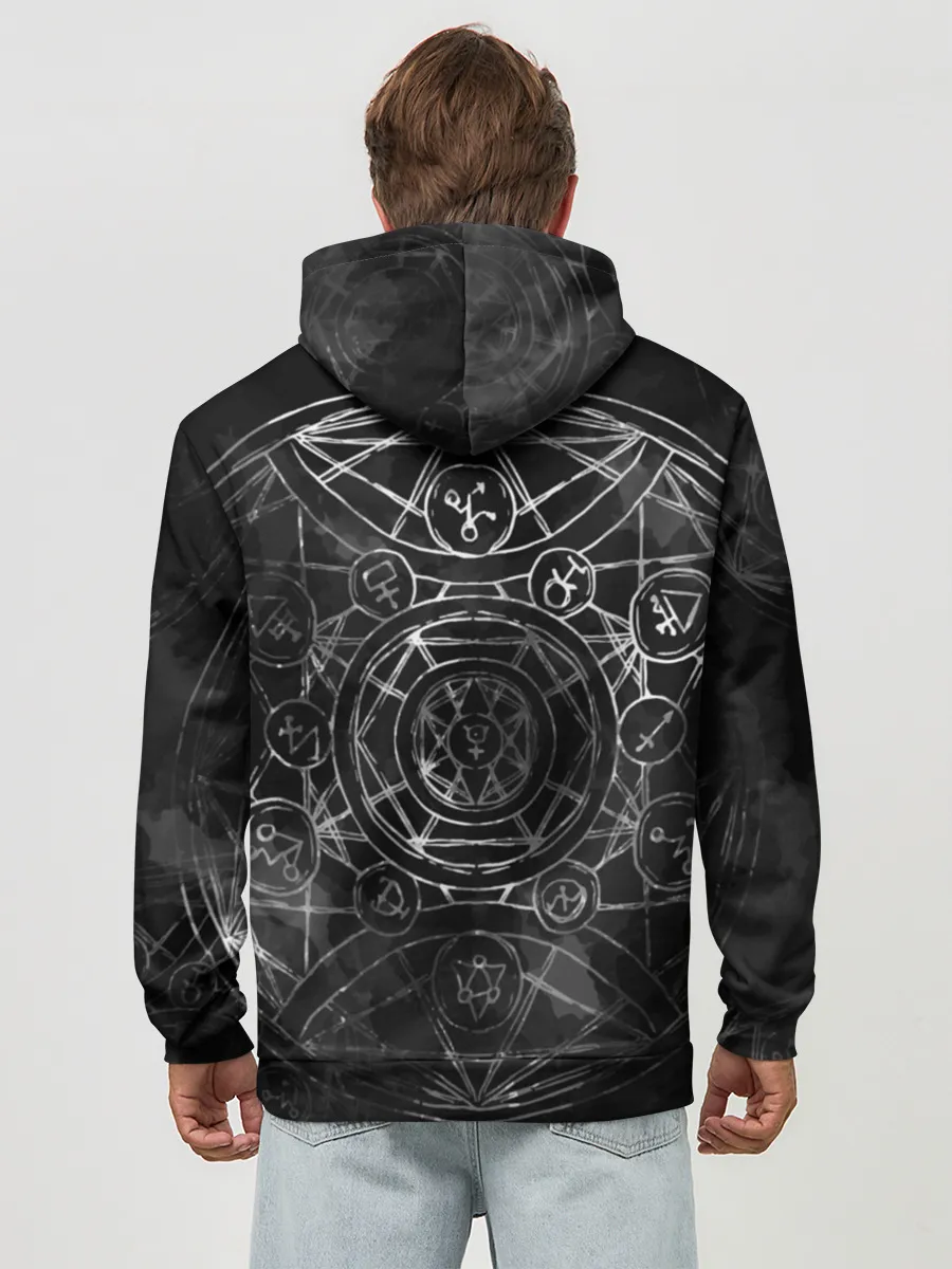 Худи мужской база хлопок / Black Alchemy