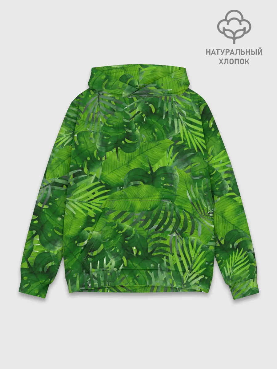 Худи мужской база хлопок / Тропики