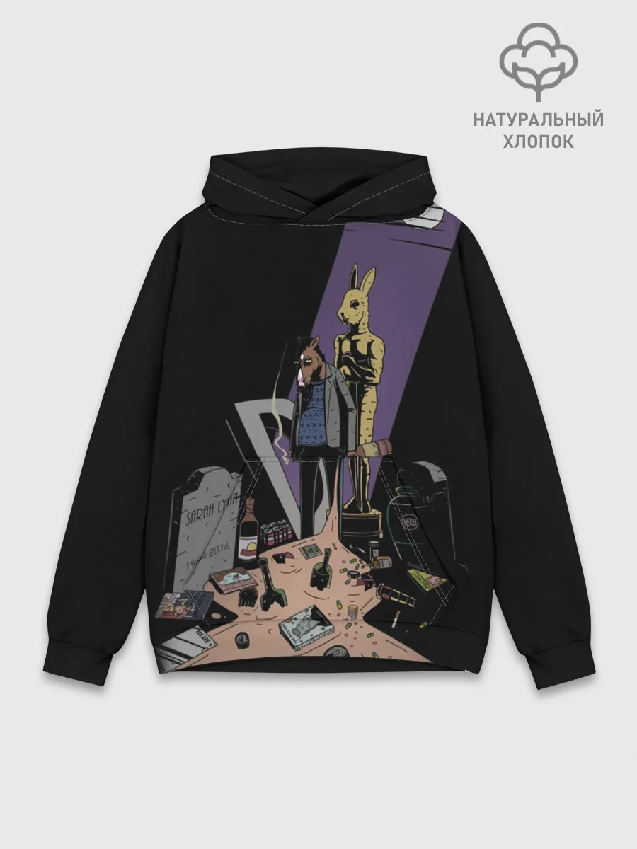 Худи мужской база хлопок / Конь БоДжек #3