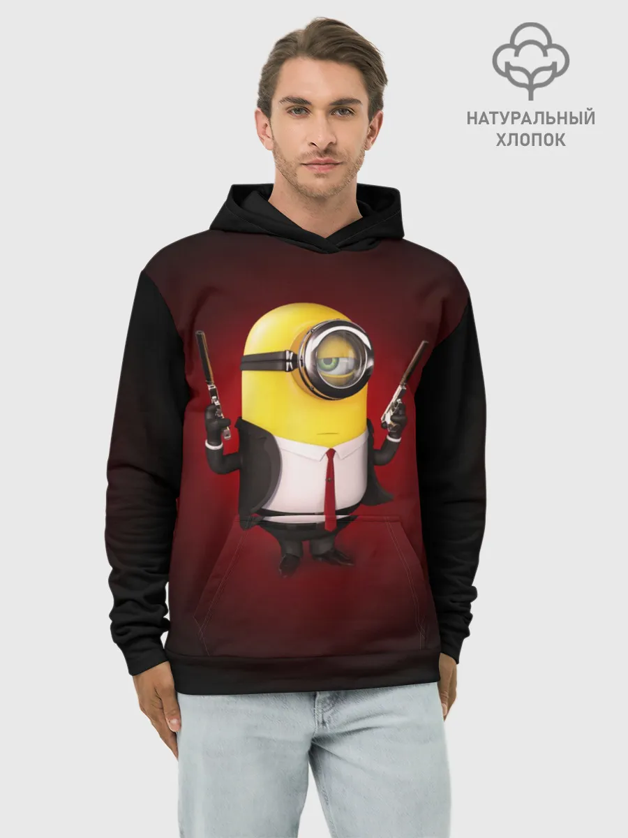 Худи мужской база хлопок / Hitman __