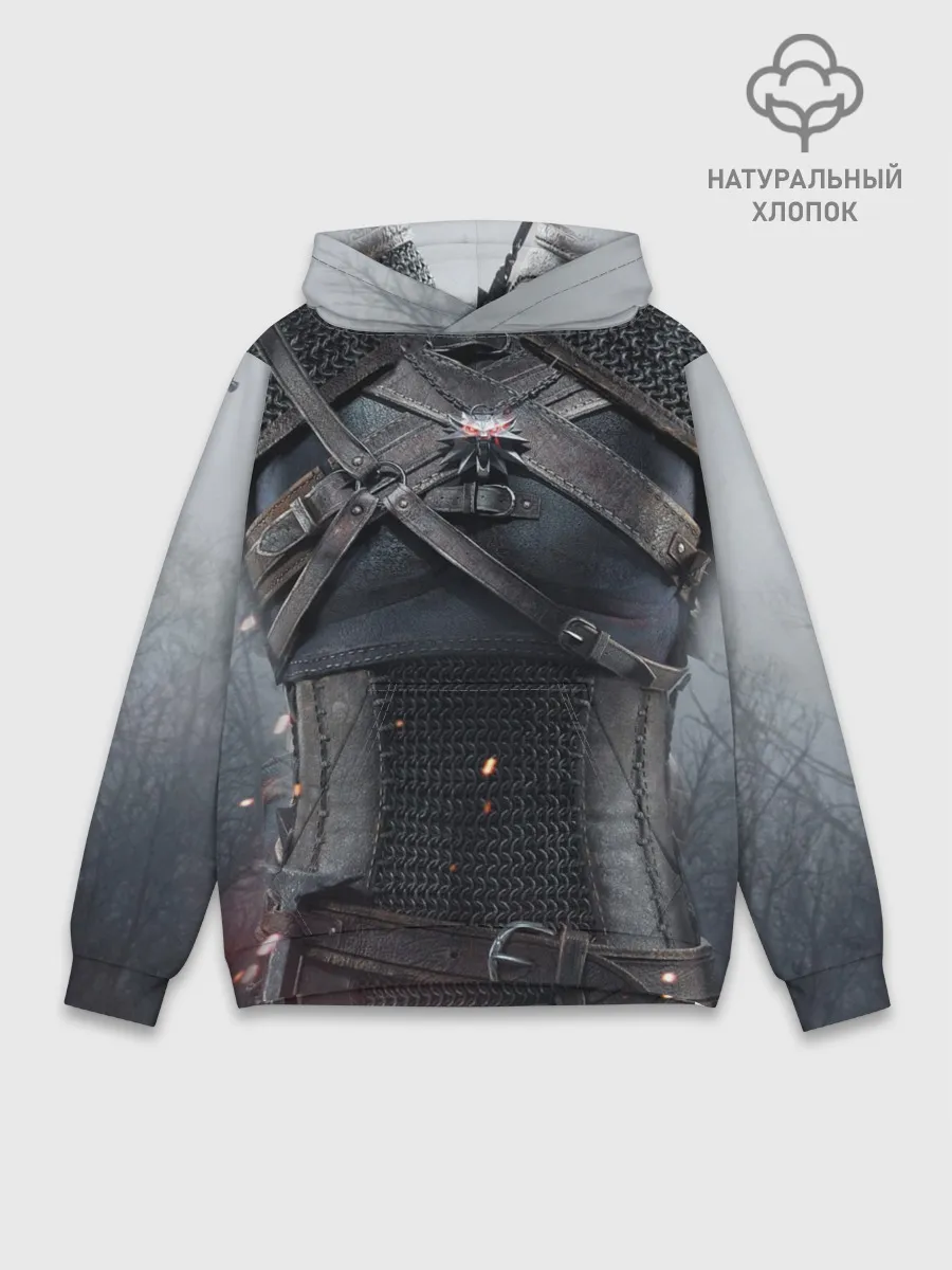 Худи мужской база хлопок / Геральт | снаряжение