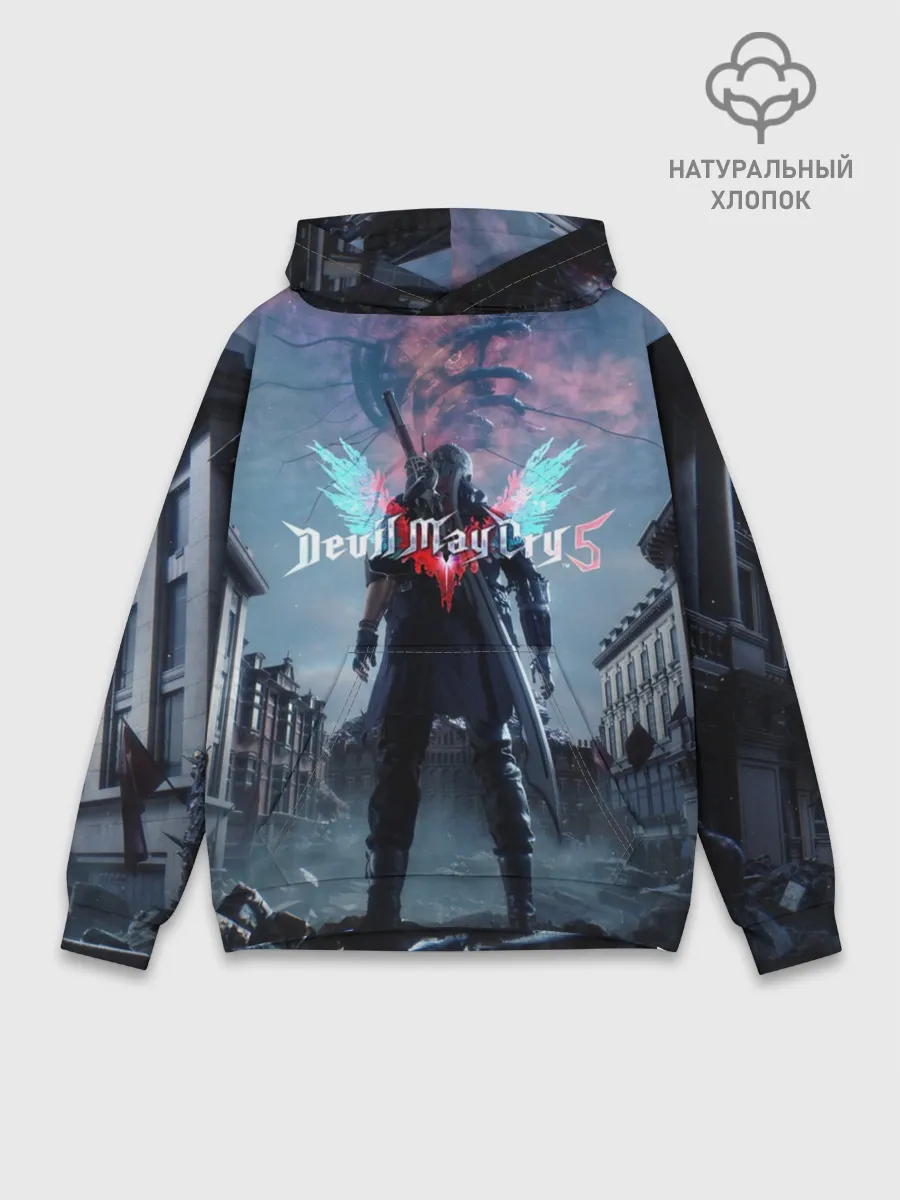 Худи мужской база хлопок / DEVIL MAY CRY 5