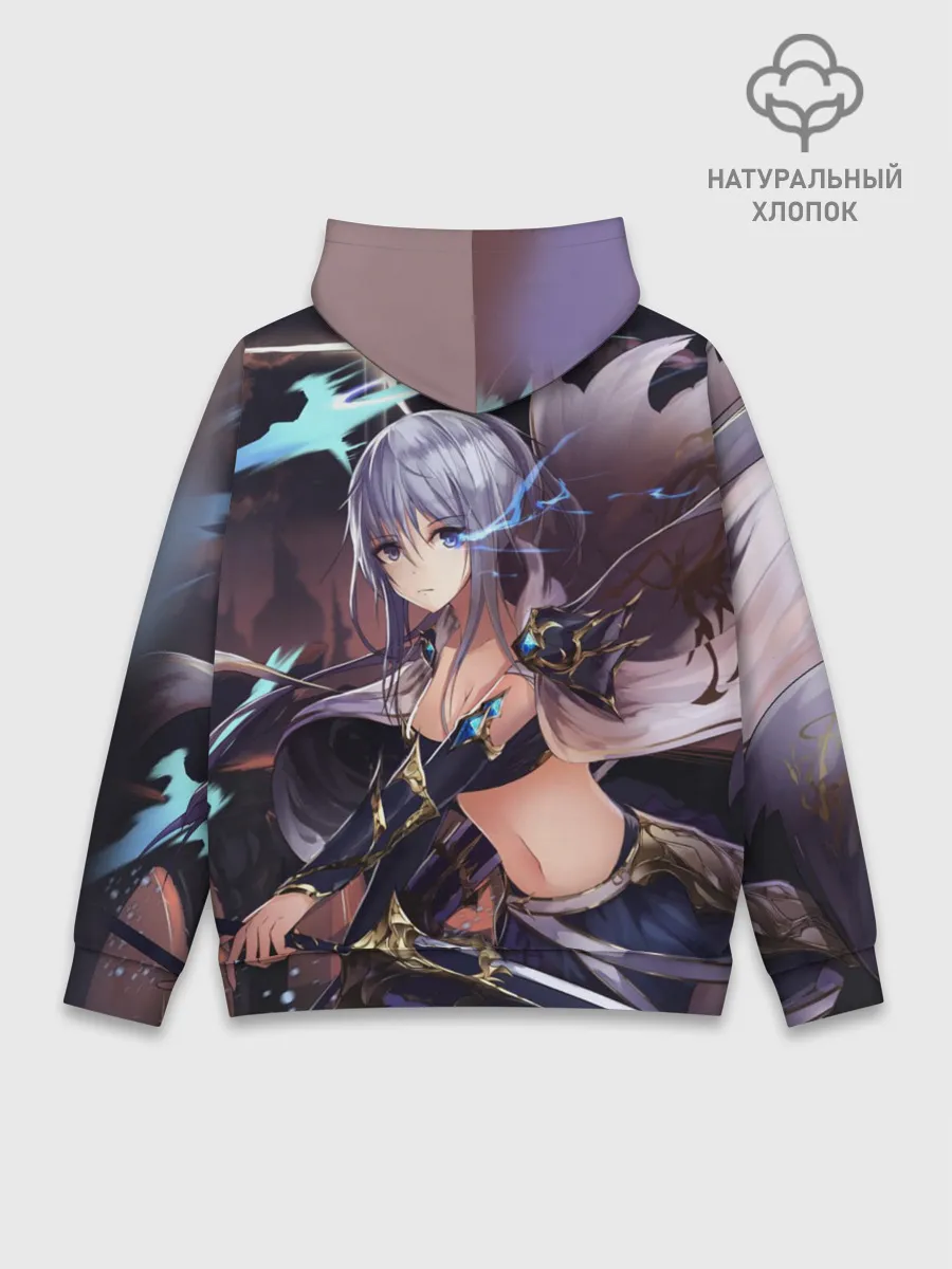 Худи мужской база хлопок / ФЭНТЕЗИ АНИМЕ-ВОИТЕЛЬНИЦА