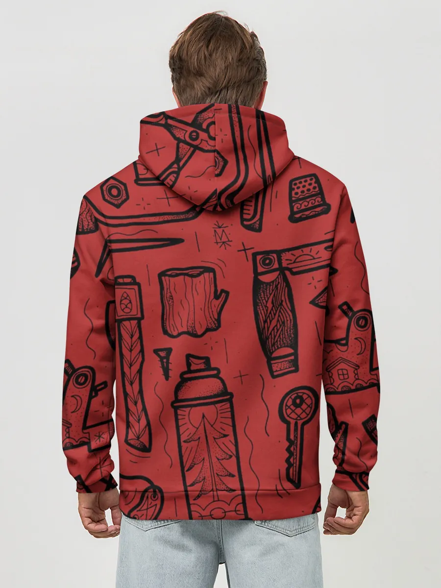 Худи мужской база хлопок / Инструменты