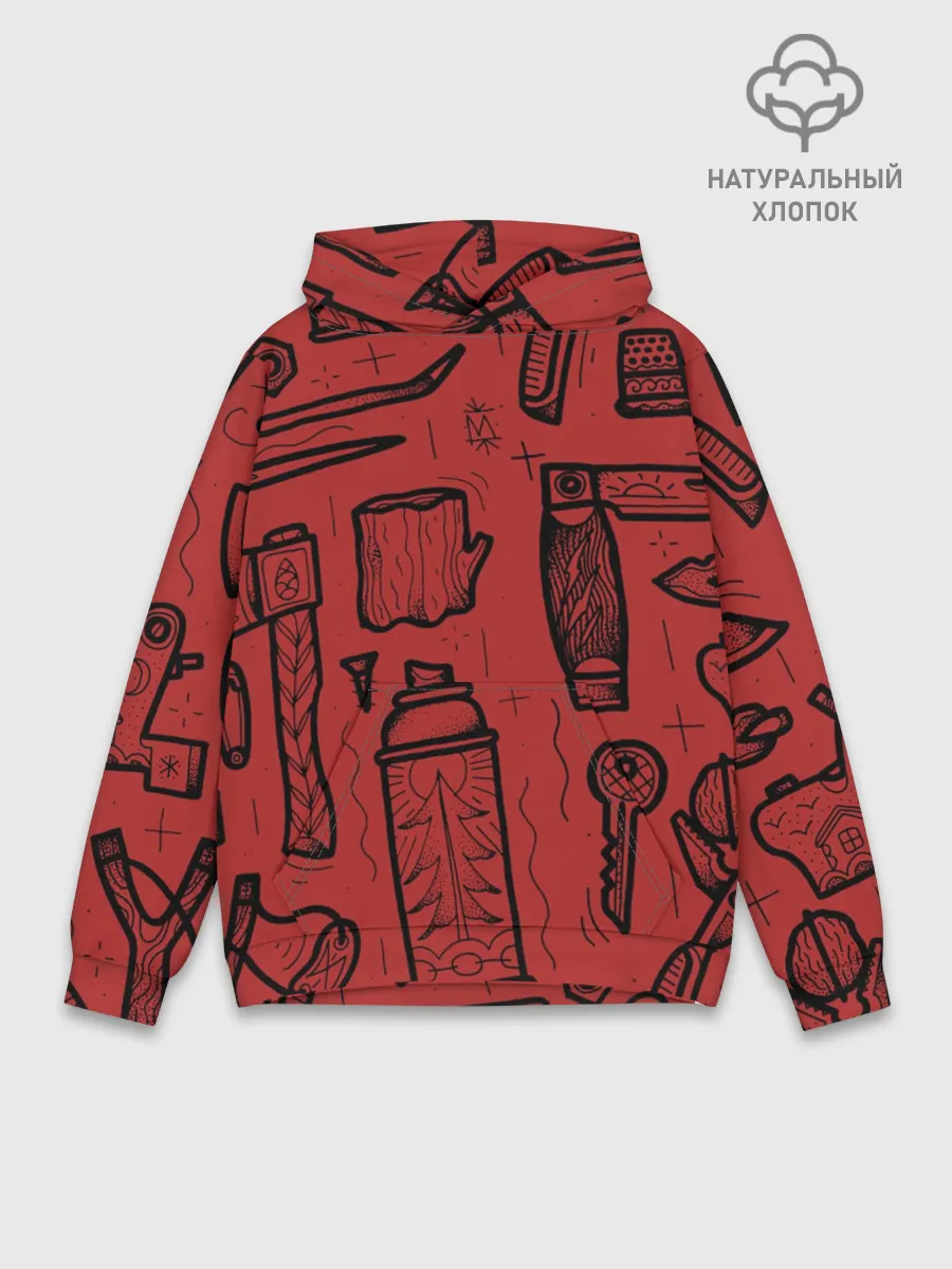 Худи мужской база хлопок / Инструменты