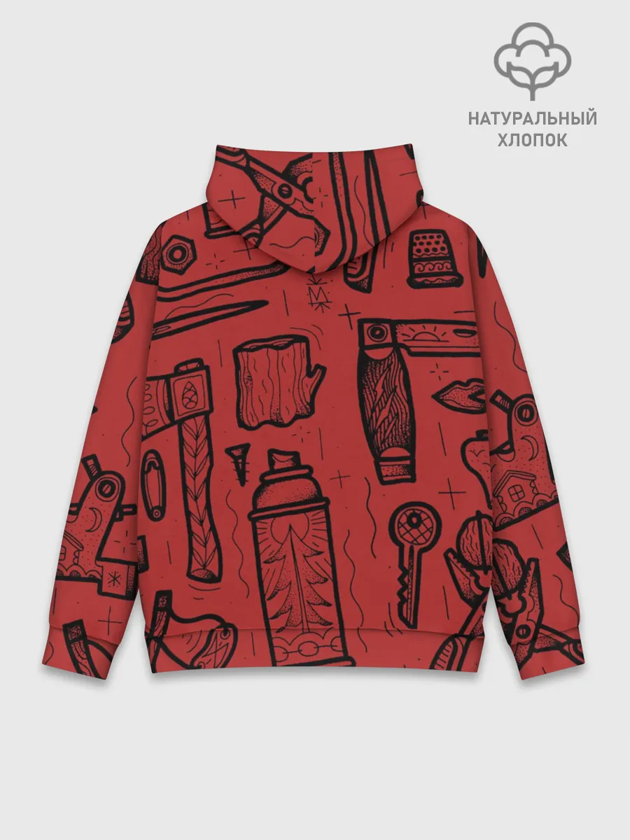 Худи мужской база хлопок / Инструменты