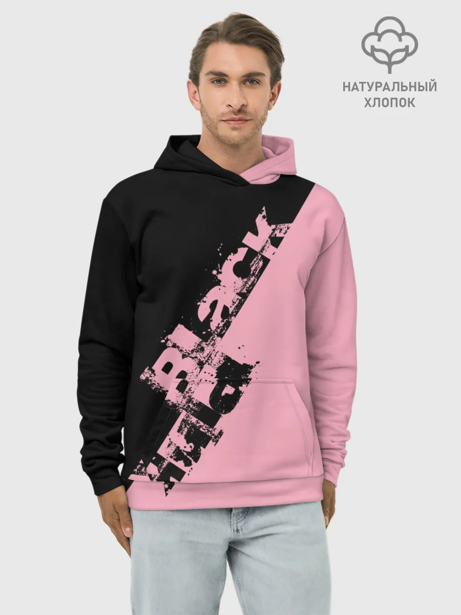 Худи мужской база хлопок / BLACKPINK | БЛЕКПИНК