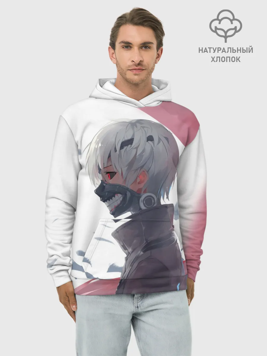 Худи мужской база хлопок / Токийский гуль