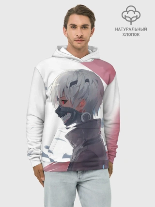 Худи мужской база хлопок / Токийский гуль