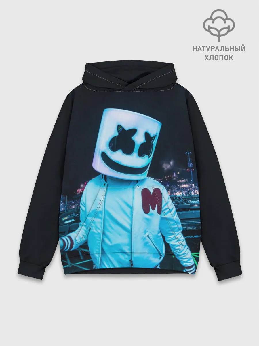 Худи мужской база хлопок / MARSHMELLO