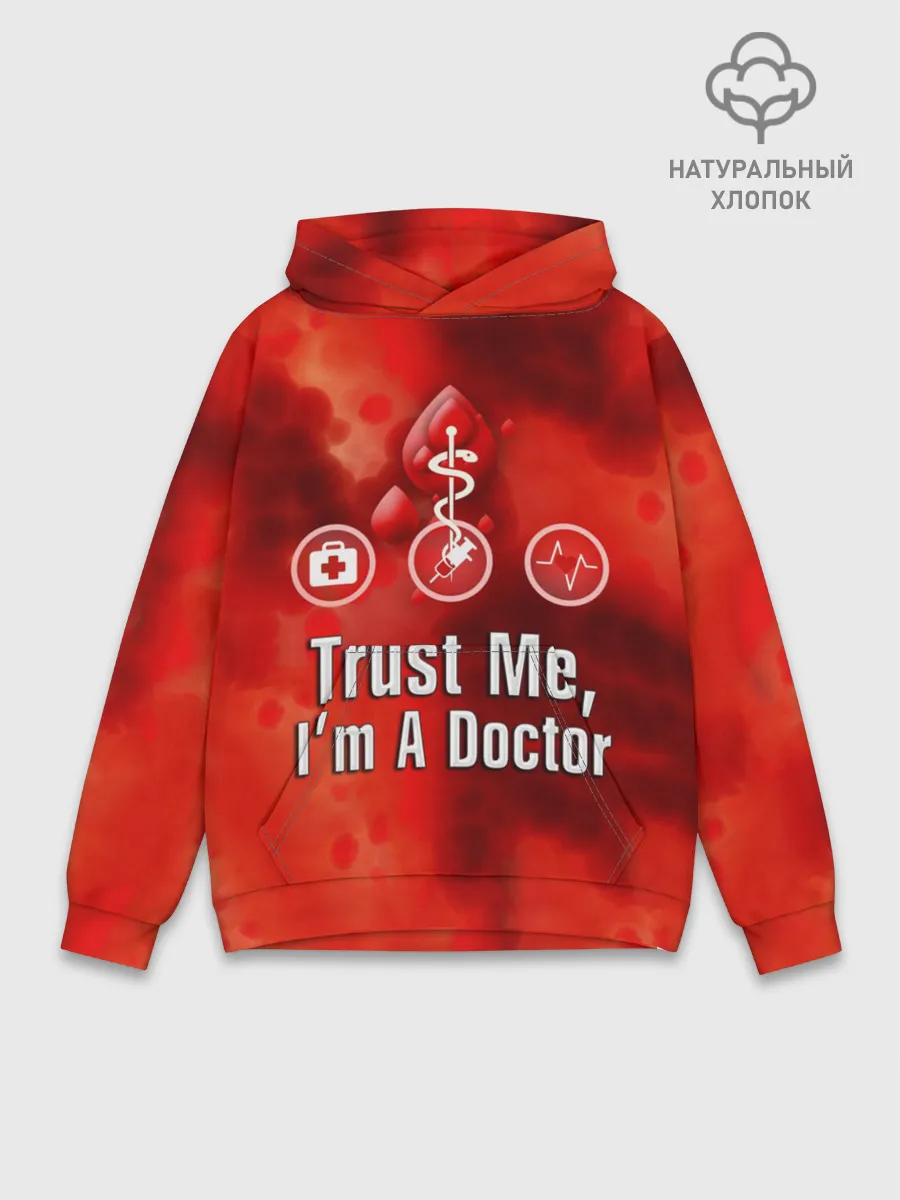 Худи мужской база хлопок / Доктор