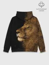 Худи мужской база хлопок / Лев