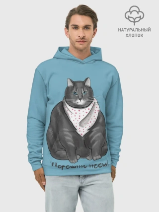 Худи мужской база хлопок / Черешню неси!