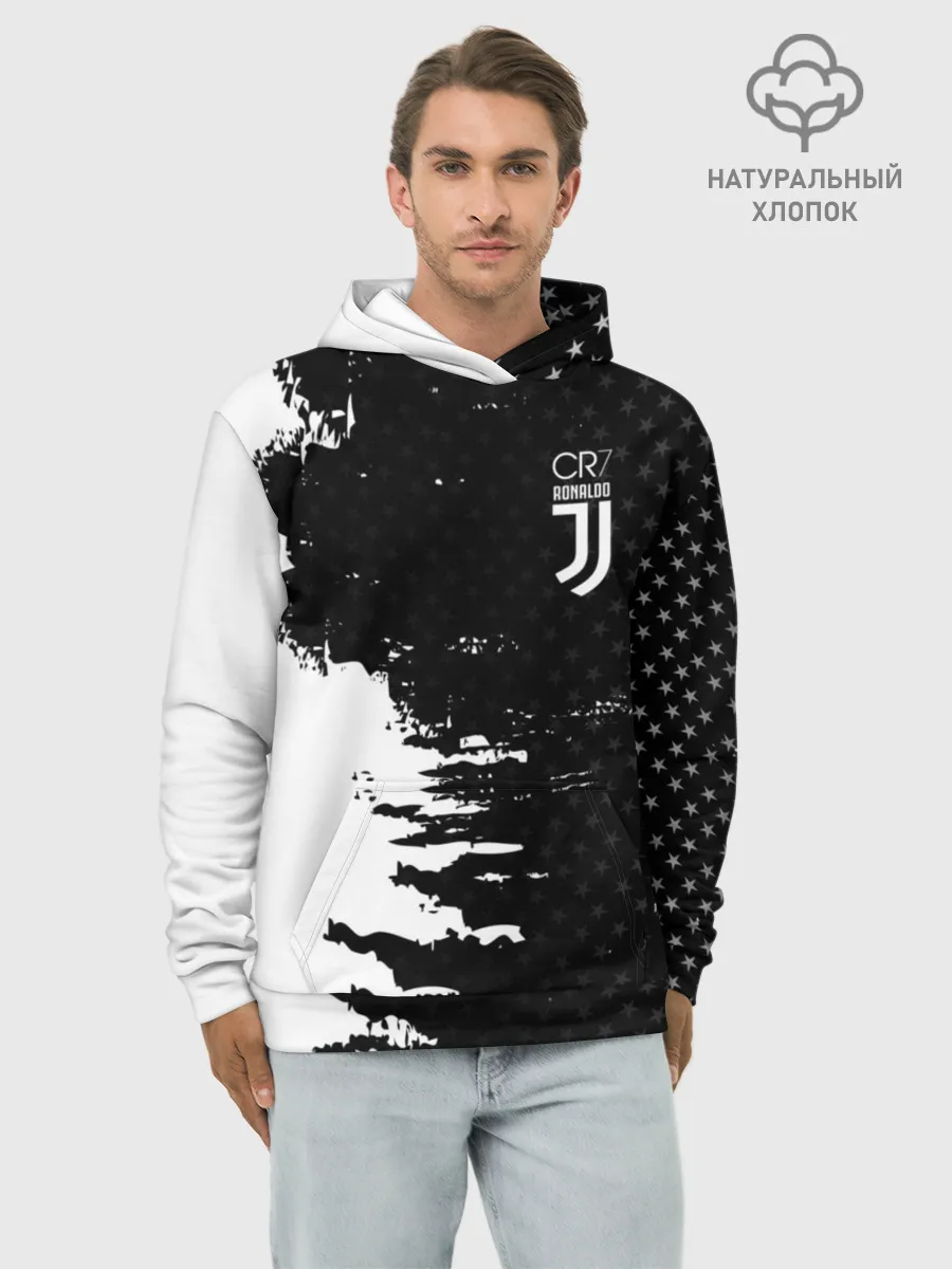 Худи мужской база хлопок / RONALDO JUVE SPORT
