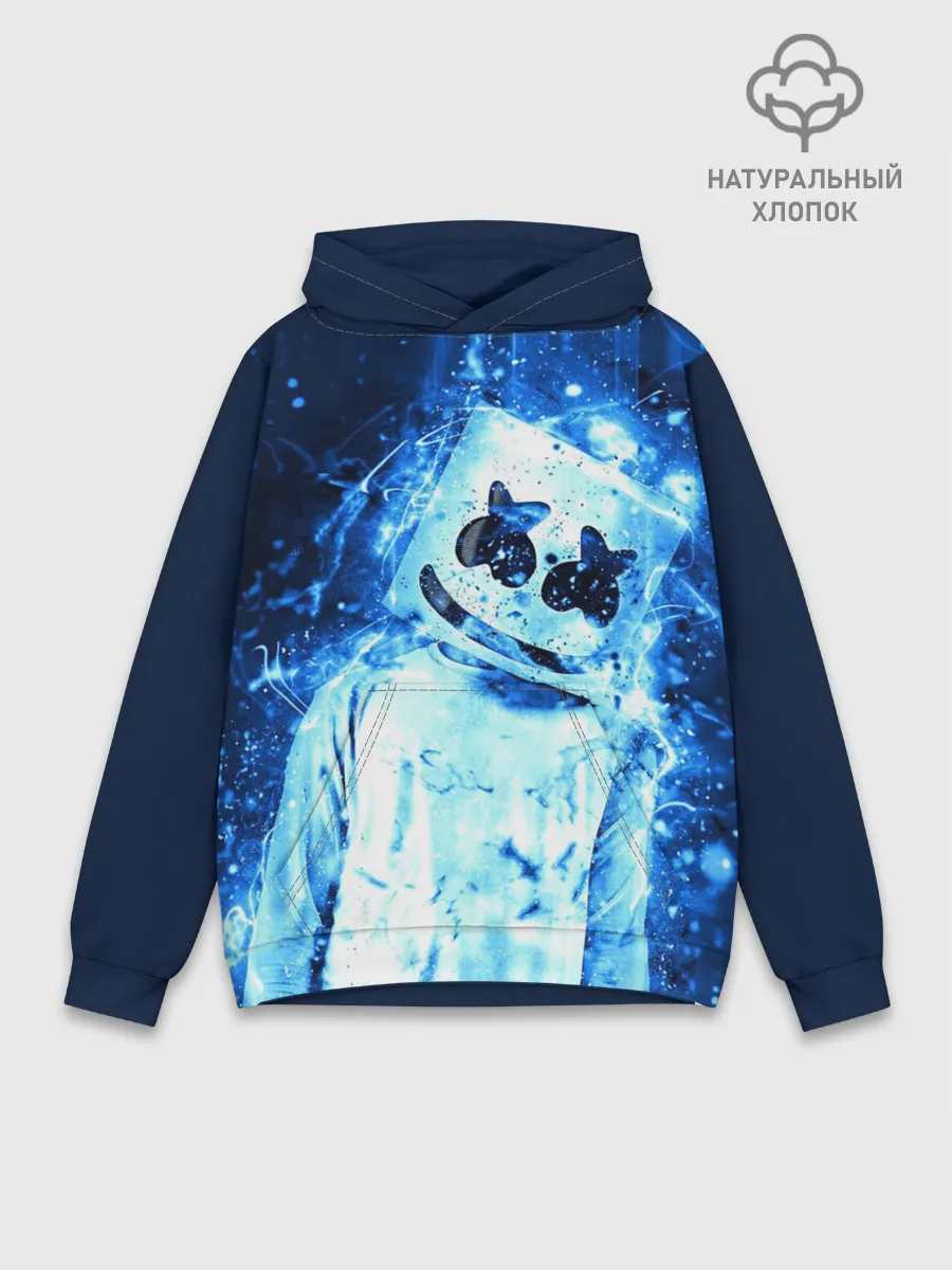 Худи мужской база хлопок / Marshmello