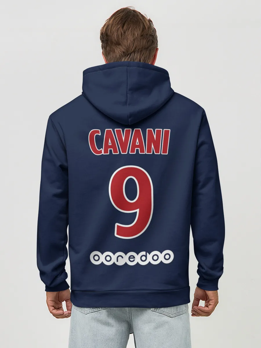 Худи мужской база хлопок / Кавани ПСЖ 18-19