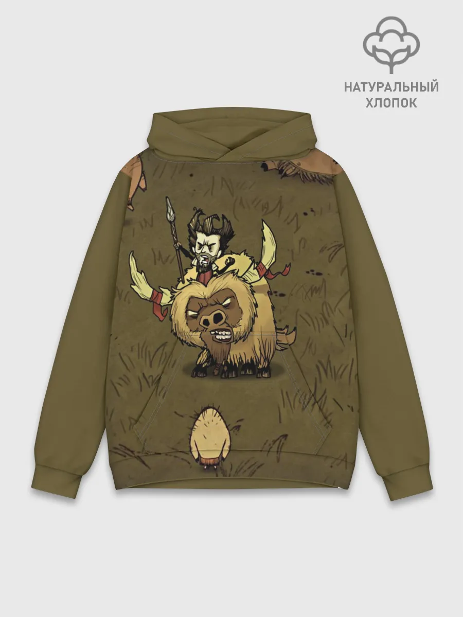 Худи мужской база хлопок / Dont starve.