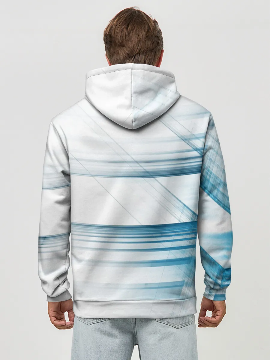 Худи мужской база хлопок / STRIPES