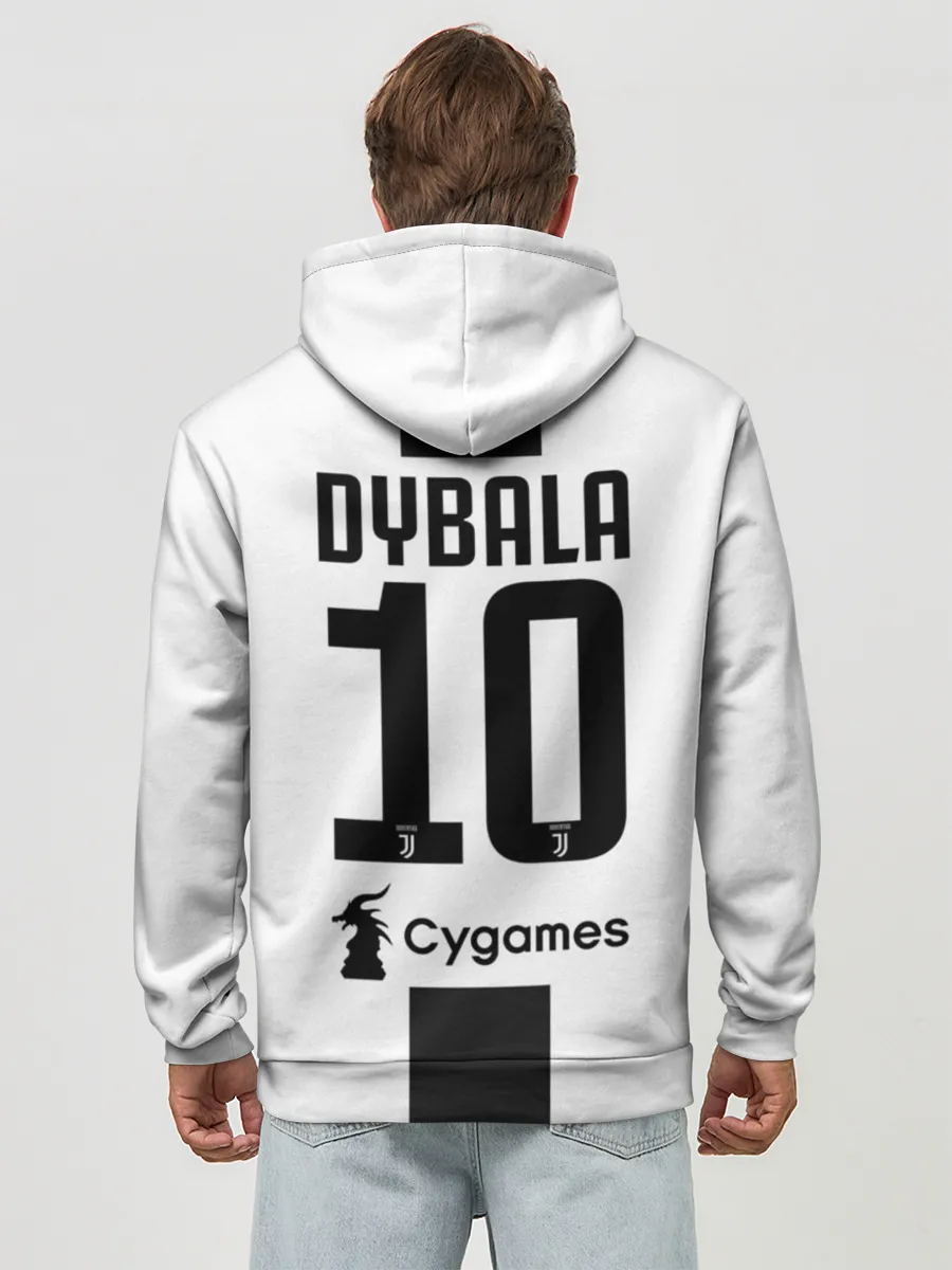 Худи мужской база хлопок / Дибала Ювентус 18-19
